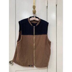 Yukon Gear Two-Tone Fleece Zip Vest XL